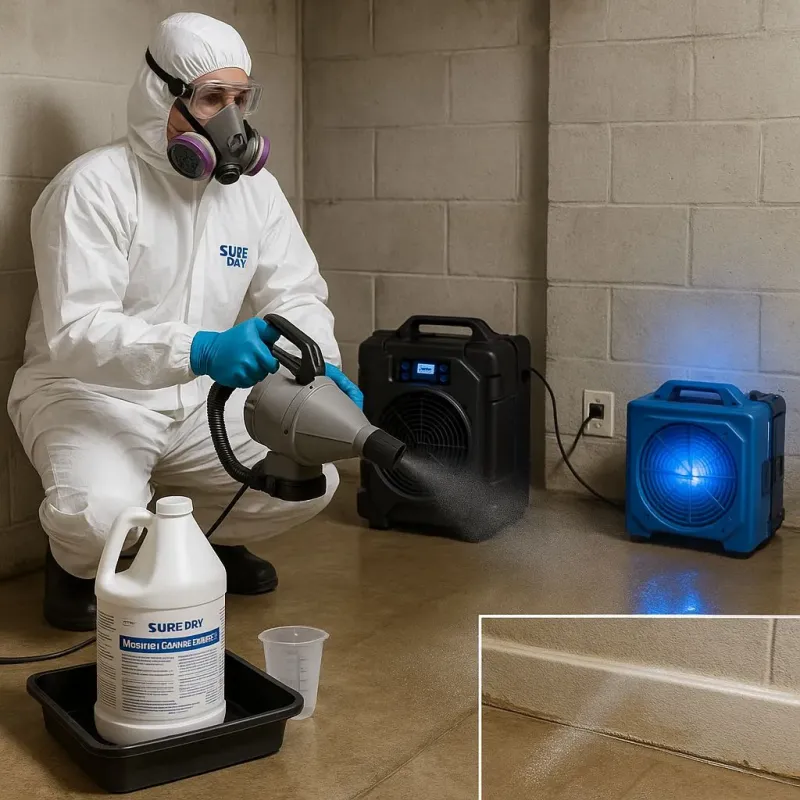 Sanitization and Odor Removal process in Coppell, TX