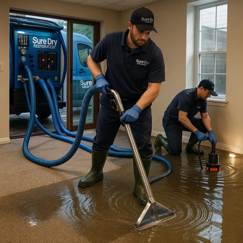Water Extraction and Removal process in Coppell, TX